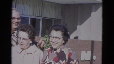 1967: women are seen in beautiful dresses LINCOLN, NEBRASKA