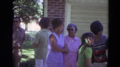 1974: Family on Road Trip with Small Child in Lincoln, Nebraska