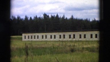1958: big abandoned building WYOMING