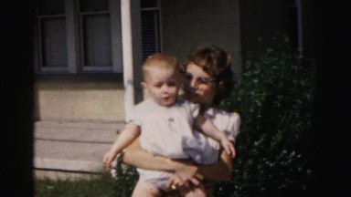 1962: mother with small child is seen HAGERSTOWN, MARYLAND
