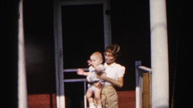 1962: mother with small child is seen HAGERSTOWN, MARYLAND