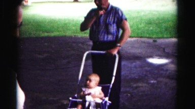 1962: family is seen going on trip with small child HAGERSTOWN, MARYLAND
