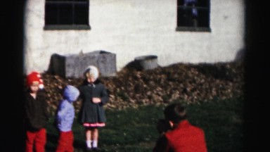 1962: kids playing outdoor sunny cold winter day HAGERSTOWN, MARYLAND