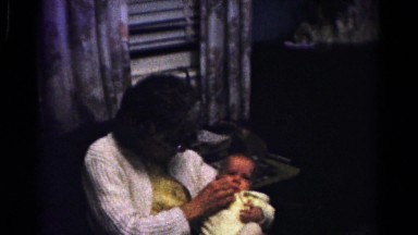 1962: mother with small child is seen HAGERSTOWN, MARYLAND