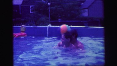 1972: children playing outdoor LYNBROOK, NEW YORK