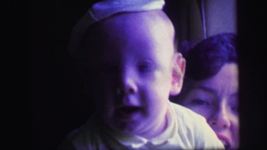 1972: mother and infant playing LYNBROOK, NEW YORK