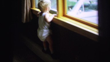 1972: toddlers is seen crawling LYNBROOK, NEW YORK