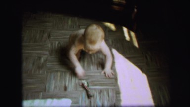 1972: toddlers is seen crawling LYNBROOK, NEW YORK