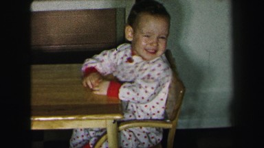1972: two babies are smiling and laughing LYNBROOK, NEW YORK