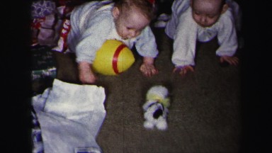 1972: children are seen indoors playing LYNBROOK, NEW YORK