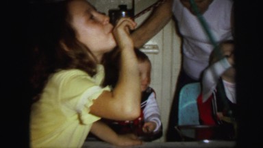 1972: children are seen indoors playing LYNBROOK, NEW YORK