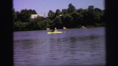 1972: small boat on the river LYNBROOK, NEW YORK