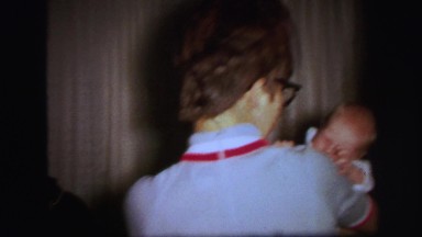 1972: an indoor family party is seen LYNBROOK, NEW YORK