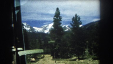 1962: Mountain Hilly Greenery People Walk Watch View Florida