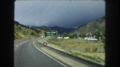 1962: speeding on mountain highway entering idaho springs city