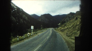 1962: Mountain Hilly Greenery People Walk Watch View Algeria