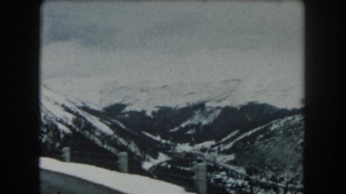 1962: a fantastic panorama during the trip to the snowy mountains COLORADO