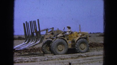 1965: tractor on duty farmland working engine smoky farm MEXICO
