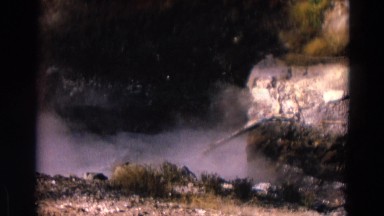 1967: a lava with water from the ground YELLOWSTONE, WYOMING