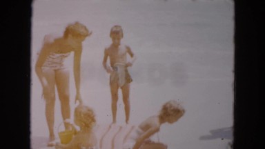 1961: Day at the Beach in Michigan
