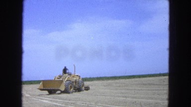 1965: land reforming using tractor MEXICO
