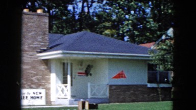 1961: building sign board sale working outdoor MICHIGAN