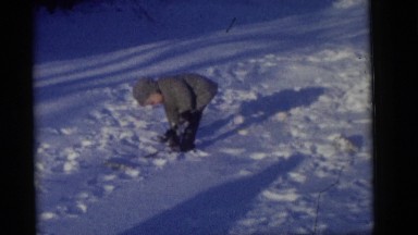 1964: children playing in the snow CAMDEN, NEW JERSEY