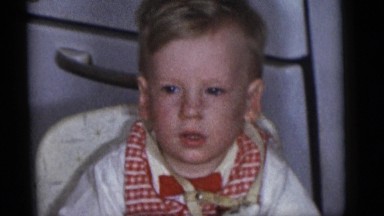 1964: child posing indoor cute dress CAMDEN, NEW JERSEY