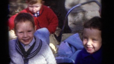 1964: lots of kids are talking and laughing CAMDEN, NEW JERSEY