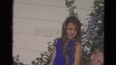 1963: Family Posing Outdoors for a Picture