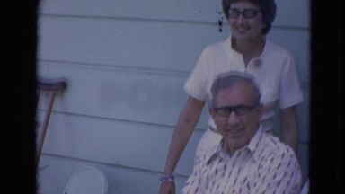 1963: people in the nursing home are getting ready for the picture LINCOLN