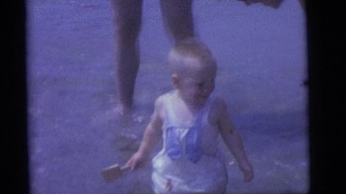 1964: boy's first beach vacation CAMDEN, NEW JERSEY