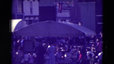 1965: A Large Audience of People in Clarkson, Nebraska