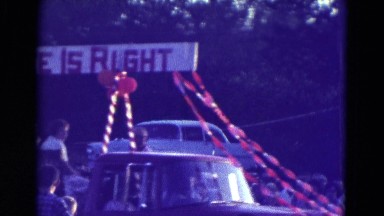 1965: the local town gathers together for the annual car drive DILLER, NEBRASKA