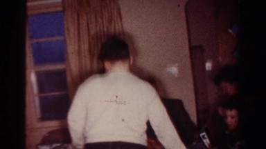 1954: indoor party drinks talk dressed enjoyment family OHIO