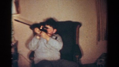 1954: christmas tree decorated observing child indoor party OHIO