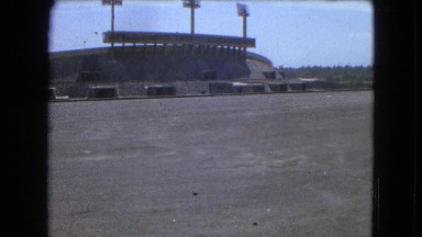 1962: sporting stadium in empty field on a clear day MEXICO
