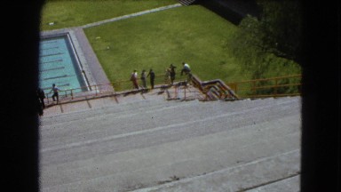 1962: people making their way to their seats MEXICO