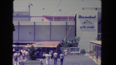 1962: An Exterior Shot of Marineland of the Pacific in San Pedro, California