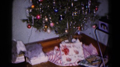 1959: christmas tree gifts around beautifully decorates HAGERSTOWN, MARYLAND