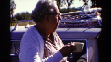 1962: Outdoor Family Party in Catskill Garden