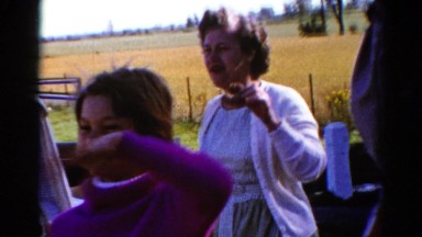 1962: Family Having Picnic With Parents And Children In Catskill New York