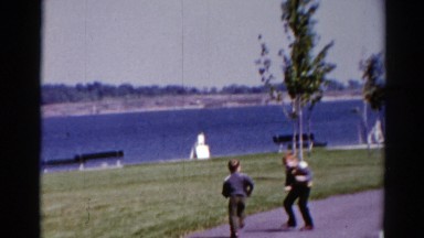 1962: boys running outside