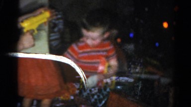 1962: a large family group gathered to distribute gifts to children CATSKILL