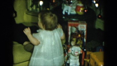 1951: daughters first christmas with her brother CLEVELAND, OHIO