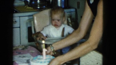1951: danny boy's first birthday. CLEVELAND, OHIO