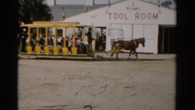 1957: an old fashion tour by the horse CATSKILL, NEW YORK