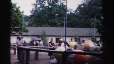 1957: kids are having fun at the park CATSKILL, NEW YORK