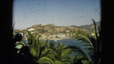 1962: view of a tropical location for vacation MEXICO