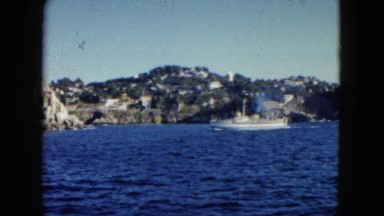 1962: scenic mountain view on the water MEXICO